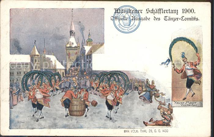 Muenchen Bayern Schaefflertanz Xaver Mayr