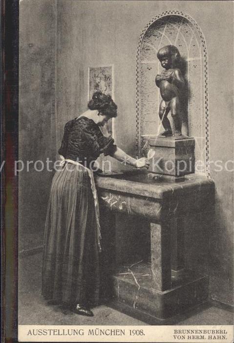 Muenchen Bayern Ausstellung Brunnenbuberl