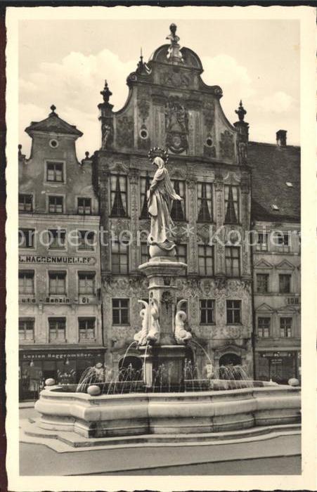 Landsberg Lech Rathaus Marienbrunnen