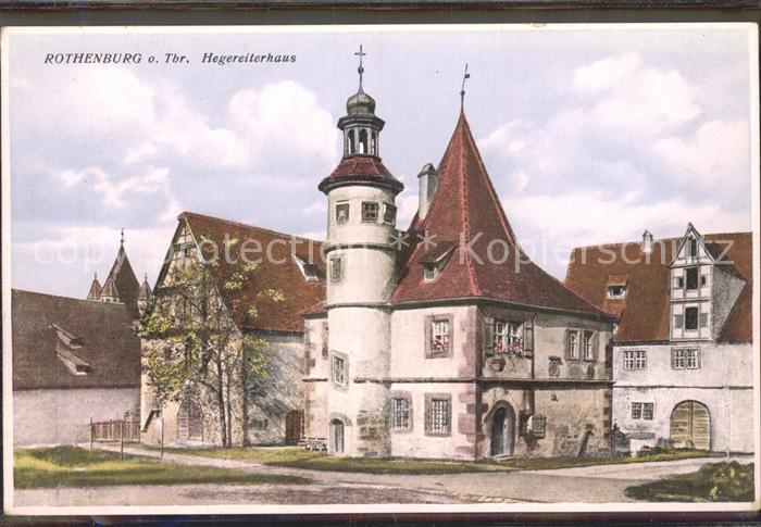 Rothenburg Tauber Hegereiterhaus