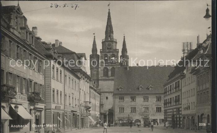 Ansbach Mittelfranken Oberer Markt