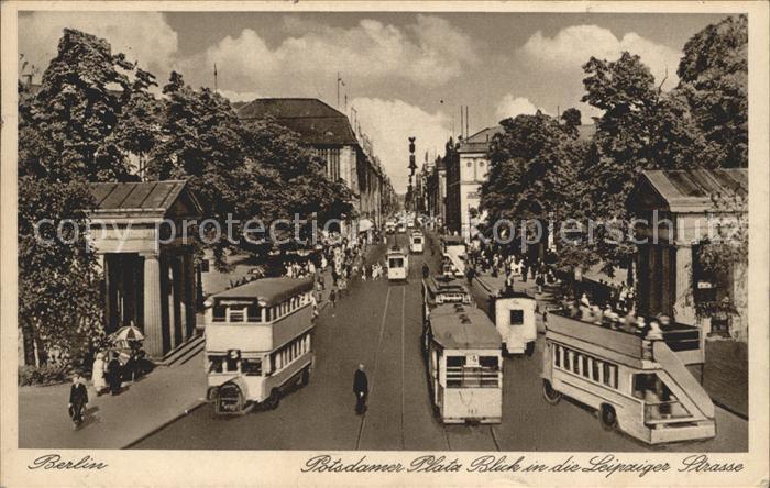 BERLIN  CITY Potsdamer Platz Leipziger Strasse