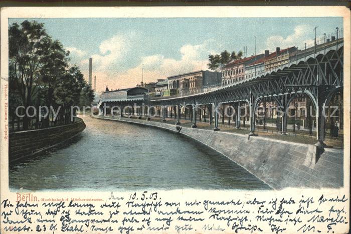 BERLIN  CITY Hochbahnhof Moeckernstrasse