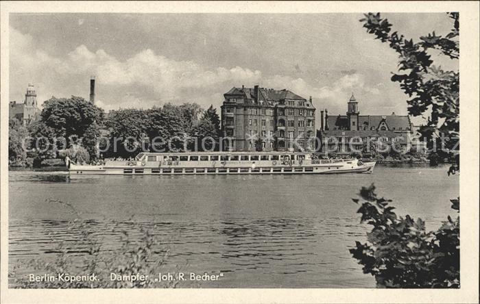 Koepenick Dampfer Joh R Becher