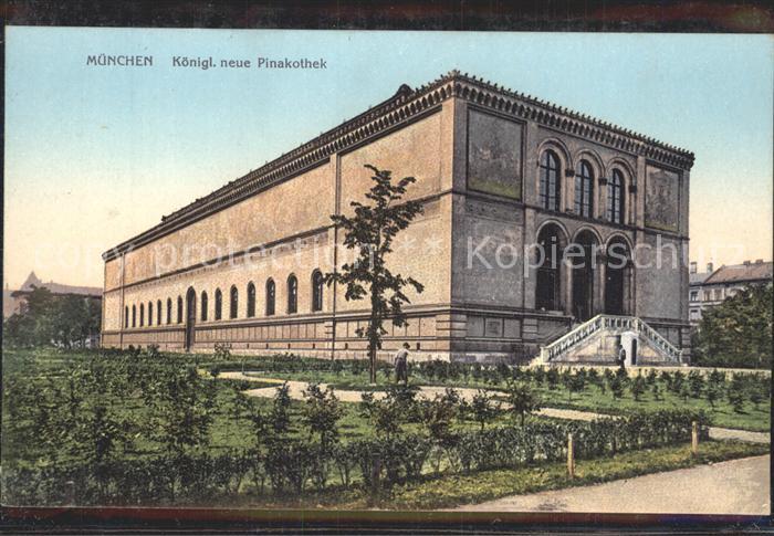 Muenchen Bayern Koenigl neue Pinakothek