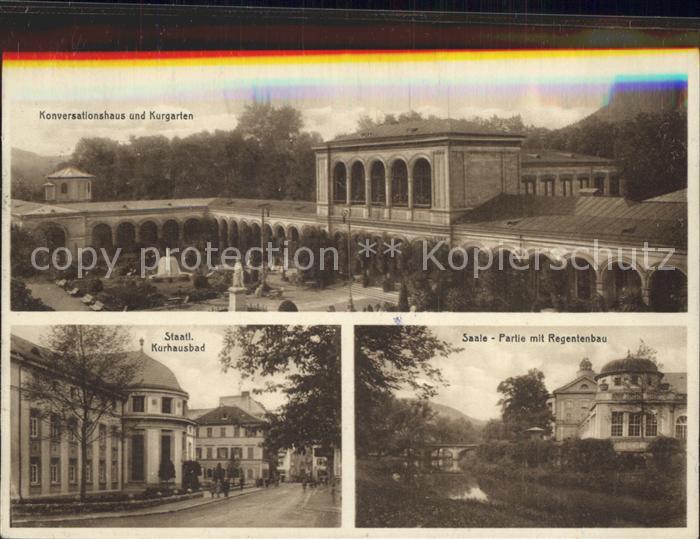 Bad Kissingen Konversationshaus Kurgarten Saale Regentenbau