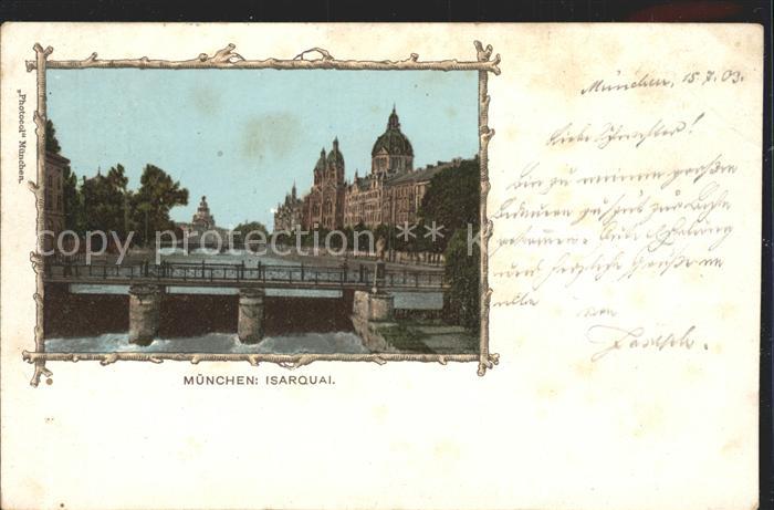 Muenchen Bayern Isarquai