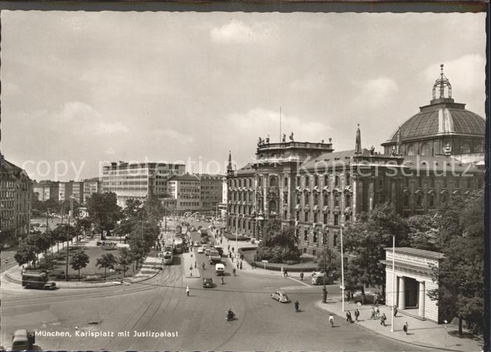 Muenchen Bayern Karlsplatz Justizpalast