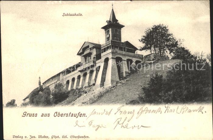 Oberstaufen Oberallgaeu Bayern Schlosshalle