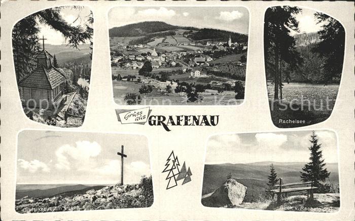 Grafenau Niederbayern Rachelkapelle Fliegeraufnahme Rachelsee Gipfelkreuz am Lus