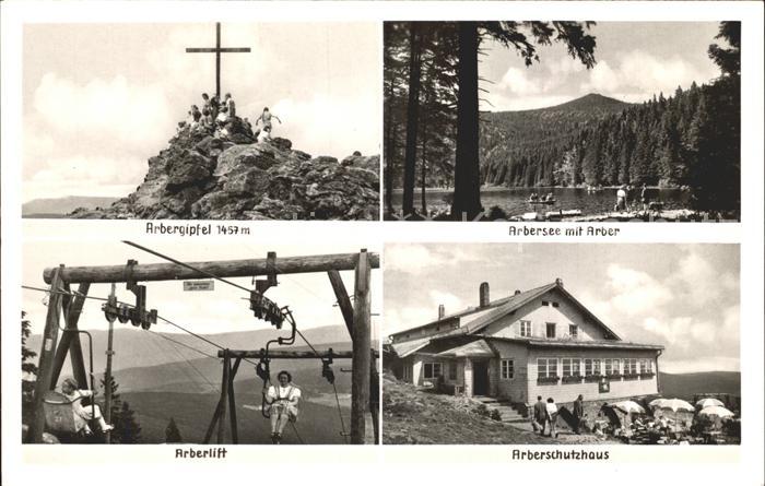 Bayrisch Eisenstein Arbergipfel Kreuz Arbersee Arberlift Arberschutzhaus