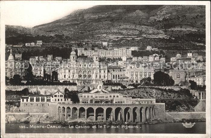 Monte-Carlo Le Casino et le Tir aux Pigeons