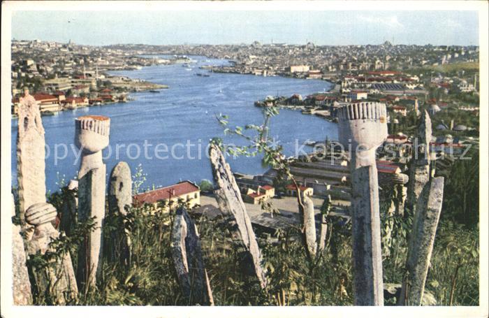 Istanbul Constantinopel Vie of the Golden Horn from Lyup