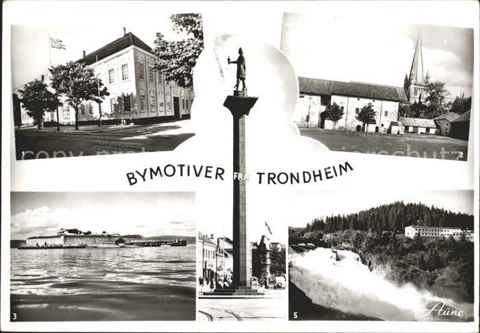 Trondheim Stiftsgarden Erkebispegarden Munkholmen Olav Trygvason statuen Fossest