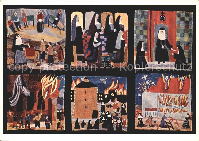 Muenchen Bayern Wandteppich Humanistisches Gymnasium Am Anger Gemeinschaftsarbei