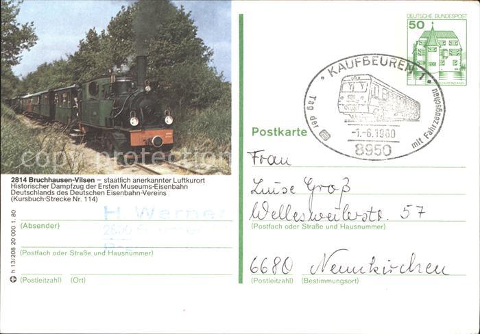 Bruchhausen-Vilsen Historischer Dampfzug der Ersten Museums Eisenbahn