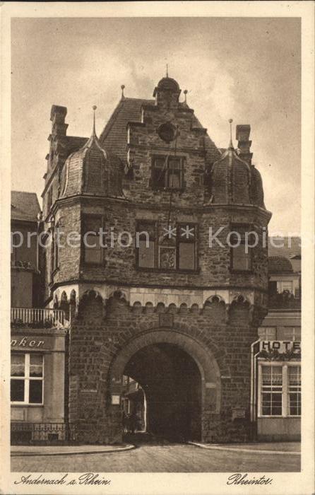 Andernach Rhein Rheinland-Pfalz Rheintor