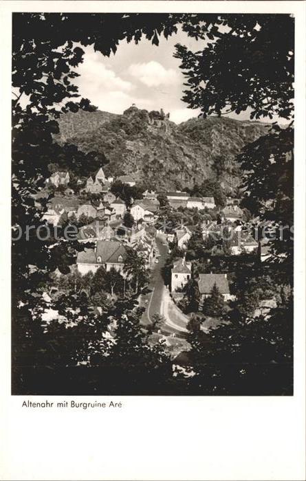 Altenahr mit Burgruine Are