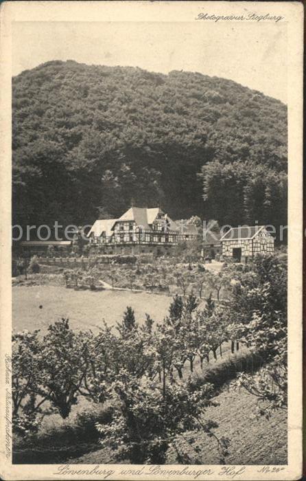 Bonn Rhein Loewenburg mit Loewenburger Hof