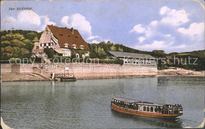 Moehnesee Seehof Talsperre Faehre