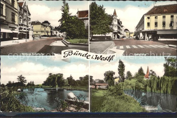 Buende Herford Mittlere und Eschstrasse Fischteich Elsepartie