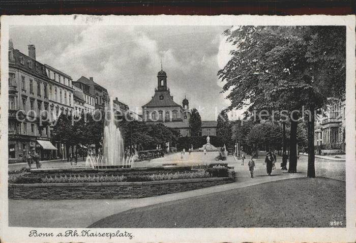 Bonn Rhein Kaiserplatz Springbrunnen