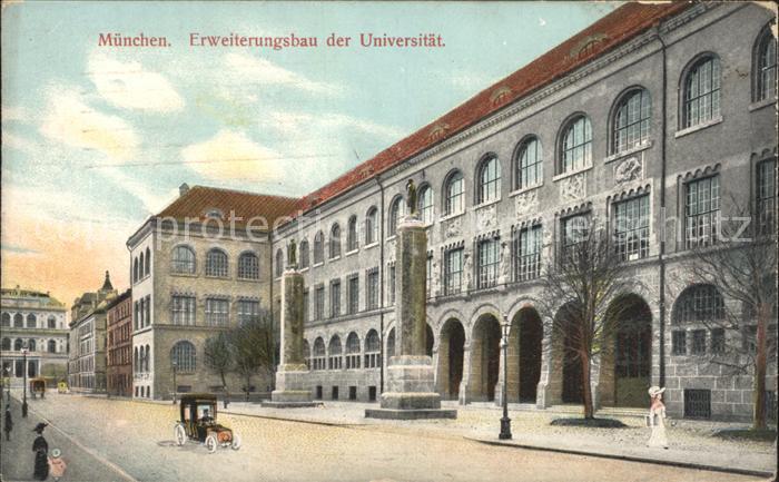 Muenchen Bayern Erweiterungsbau der Universitaet