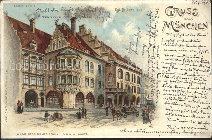 Muenchen Bayern Kgl Hofbraeuhaus
