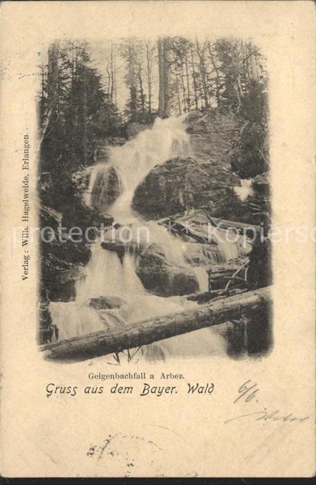 Bayerisch Eisenstein Geigenbachfall am Arber