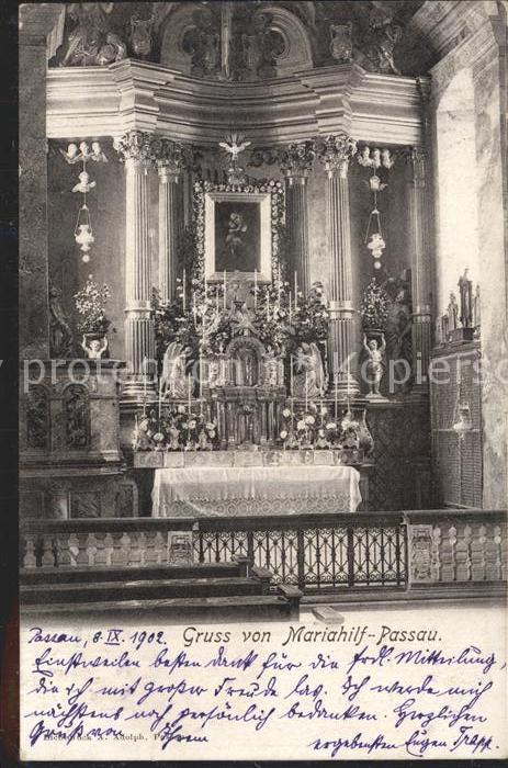 PAssAU Bayern Kirche Mariahilf Inneres