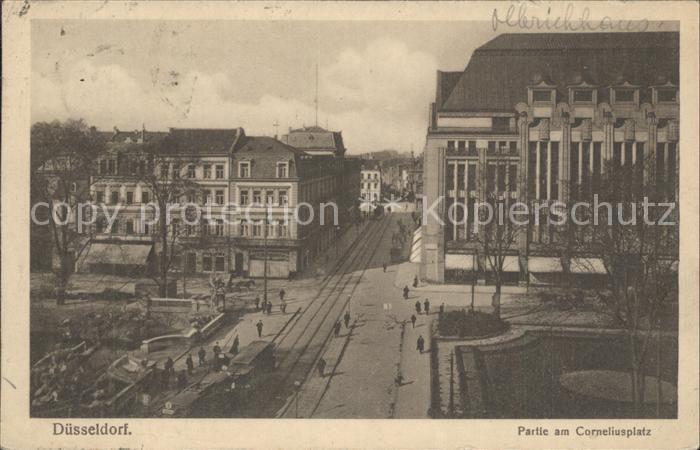 DuessELDORF  CITY Partie am Corneliusplatz