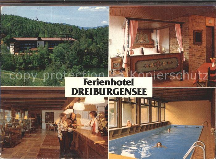 Tittling Ferienhotel Dreiburgensee Rezeption Hallenbad