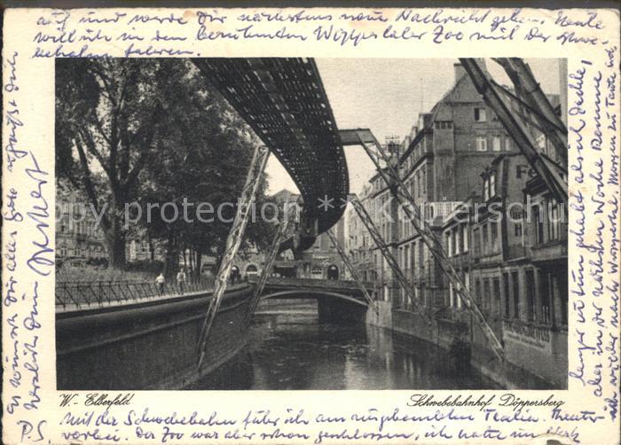 Elberfeld Wuppertal Schwebebahnhof Doeppersberg