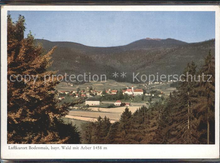 Bodenmais mit bayr Wald und Arber