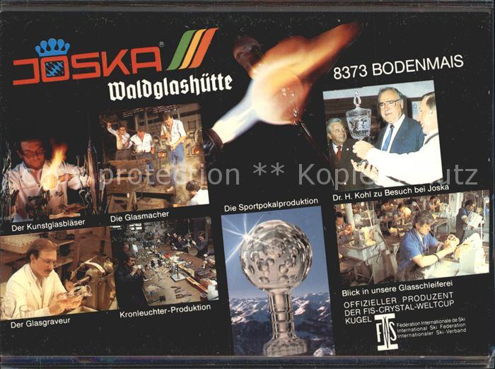 Bodenmais Joska Waldglashuette Kunstglasblaeser Glasmacher Dr Kohl Glasgraveur K