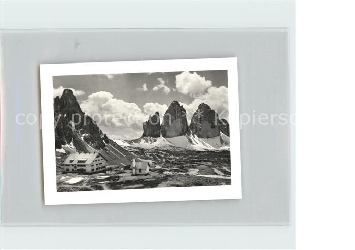 Drei Zinnen mit Drei Zinnen Huette