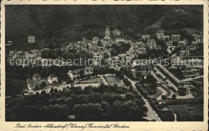 Allendorf Bad Sooden Fliegeraufnahme Kurviertel