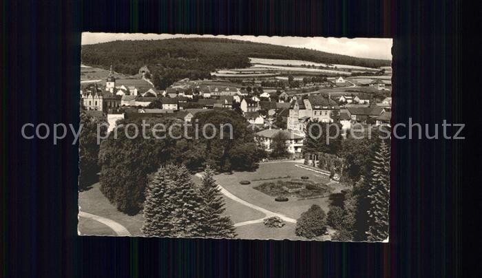 Bad Salzschlirf Fliegeraufnahme mit Mariengrotte