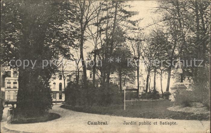 Cambrai Jardin public et Babtispte