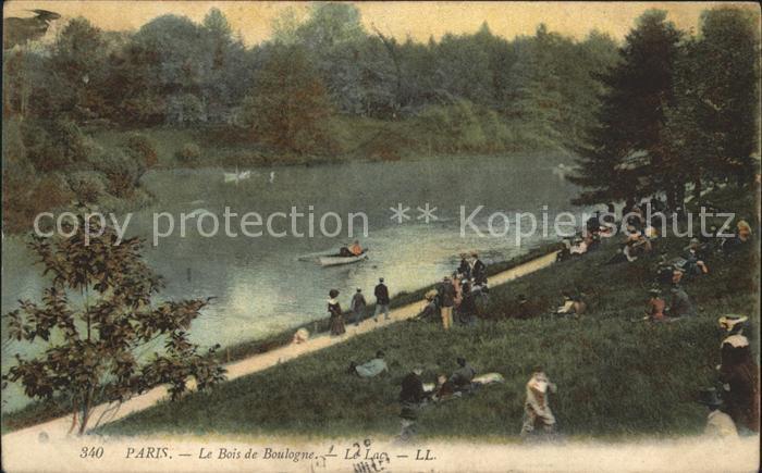 Paris Le Bois du Boulogne Le Lac