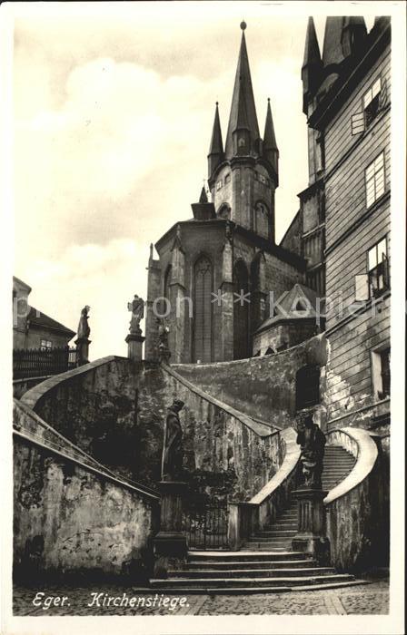 Eger Ungarn Kirchentreppe