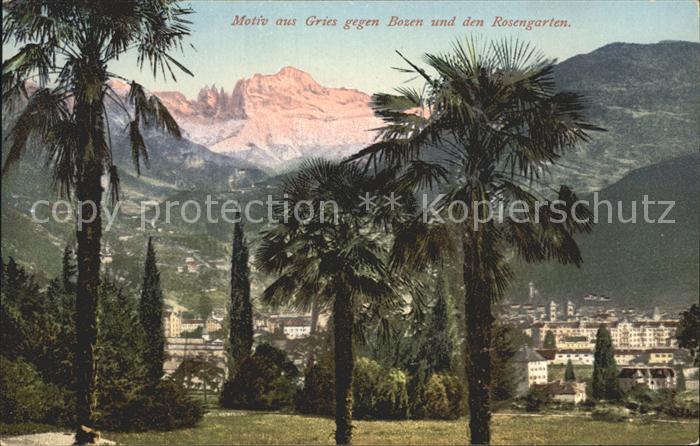 Gries-Quirein Bozen mit Rosengarten