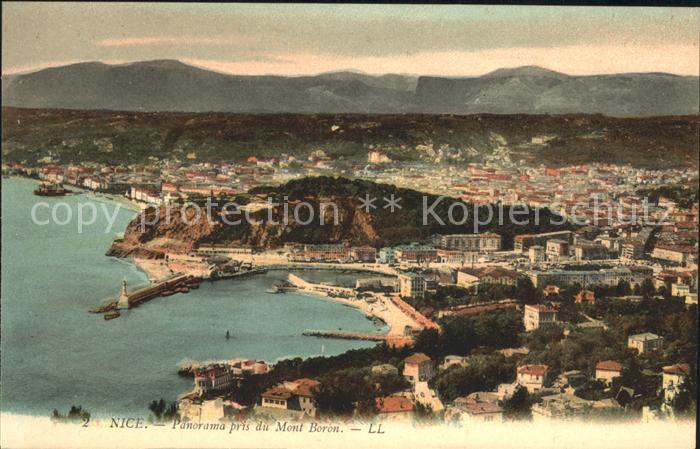 Nice Alpes Maritimes pris du Mont Boron