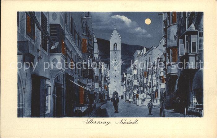 Sterzing Suedtirol Neustadt bei Nacht