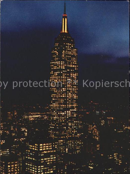 New York City Empire State Building bei Nacht