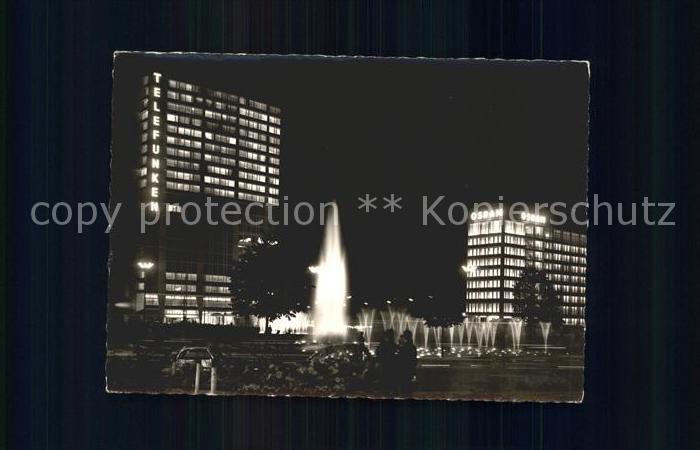 BERLIN  CITY Ernst Reuter Platz bei Nacht