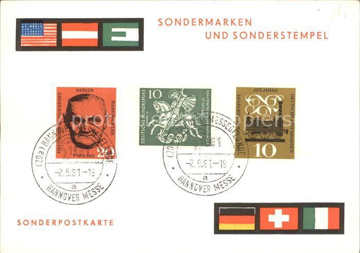 HANNOVER  CITY Sondermarken und Sonderstempe