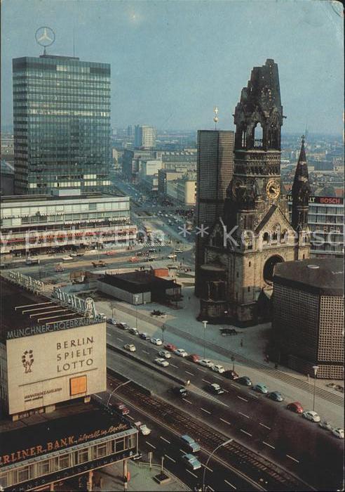 BERLIN  CITY Europa-Center und Kaiser-Wilhelm-Gedaechtniskirche