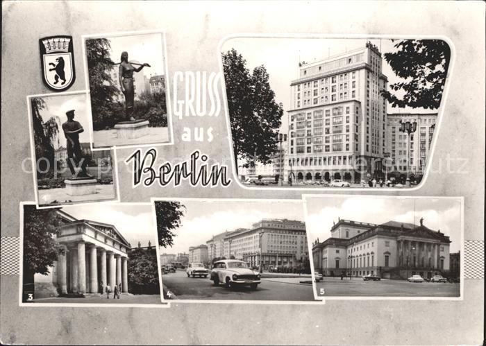 BERLIN  CITY Haus Berlin Mahnmal Unter den Linden Staatsoper