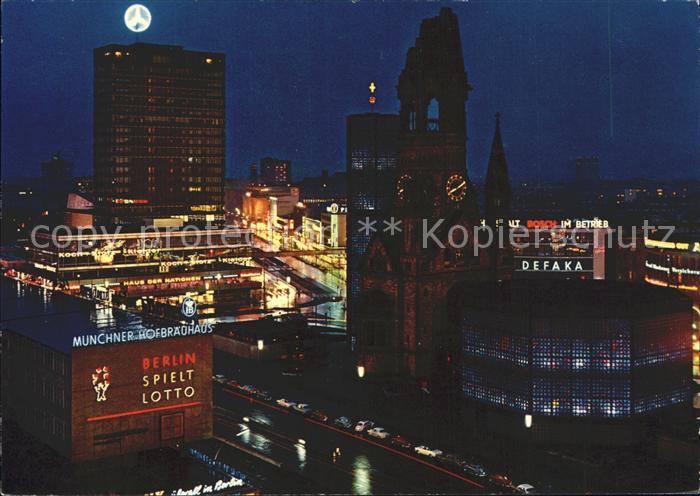 BERLIN  CITY Europacenter und Gedaechtniskirche
